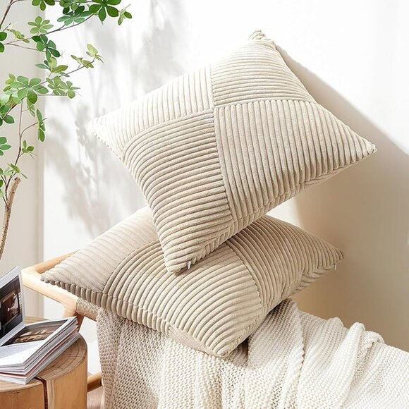 NEW Set of 2 Decorative Throw Pillow Covers 18x18 - Picture 8 of 8